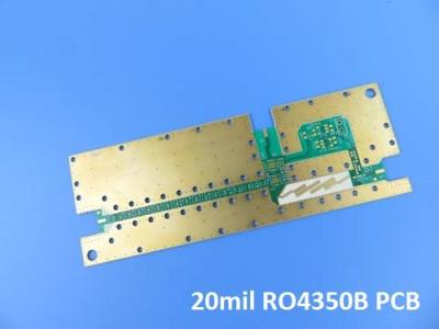 PWB de alta frequência Rogers 20mil 0.508mm RO4350B