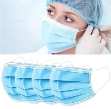 PP Nonwoven 3 Ply Disposable Mask , Disposable Earloop Face Mask OEM ODM Available