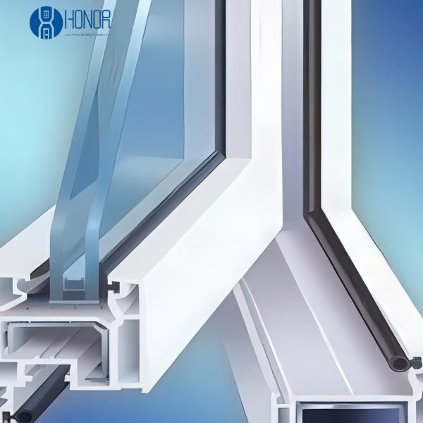 Double Glazed Casement Window Hurricane Impact Tempered Glass For Kitchen Bathroom Entry Balcony