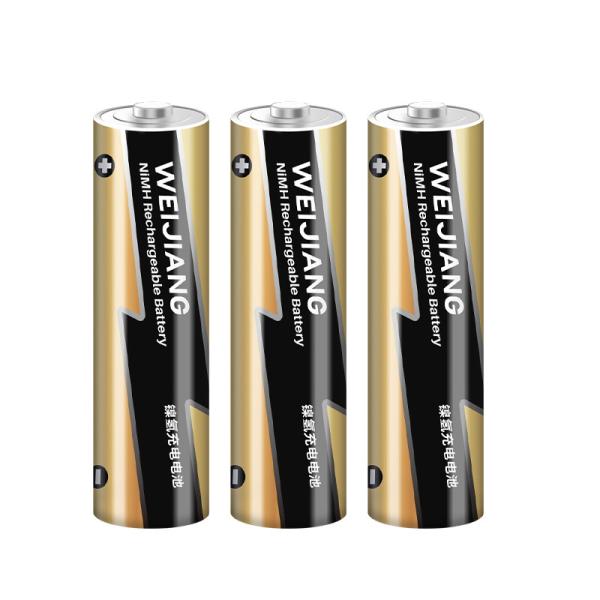 Batterie cylindrique de 1100 mAh AAA NIMH Piles rechargeables