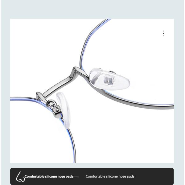 Преграждать света компьютера рамки 145 стекел металла ацетата миллиметра голубой