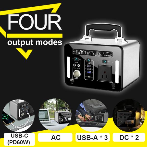Электростанция иона PD3.0 100V 500Wh Li портативная