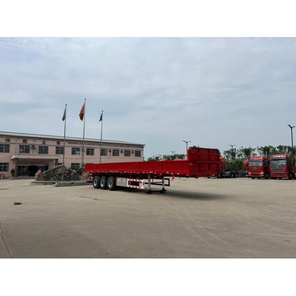 ABS Anti-lock Braking System 60 Tons Bulk Cargo Multi-Function Side Wall Semi-Trailer