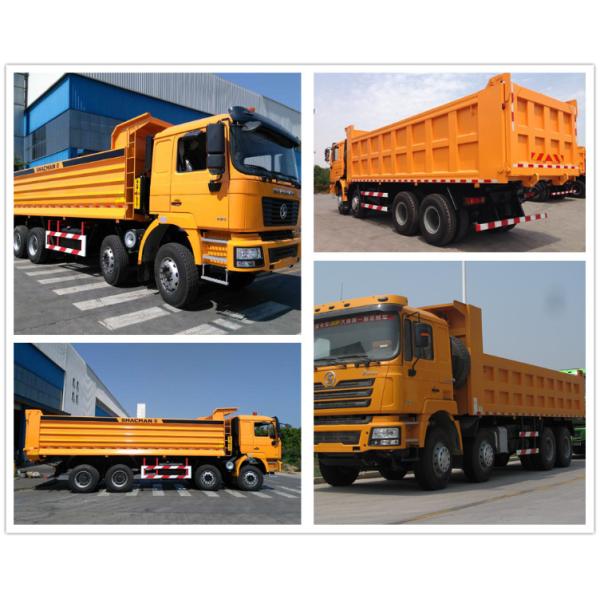 GCC Certified Front Lifting Style Dumping Type Shacman H2000 8X4 Heavy Duty Dump Truck
