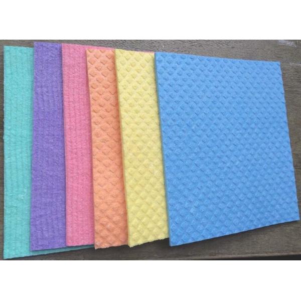 Soft Durable 100% Wood Pulp Cellulose Sponge Cloth Non Woven Wipes Super Absorbent Quick Dry