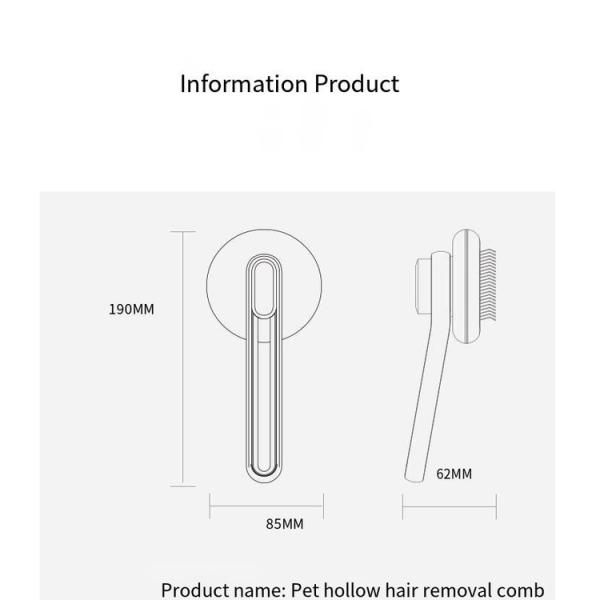 Pet Knotting Comb Cat Hair Remover Comb Dog Grooming Massage Brush