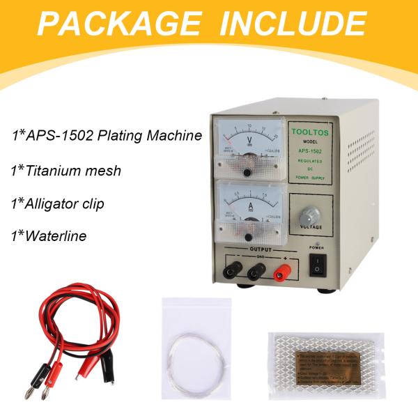 Машина для электропластировки золотых ювелирных изделий Tooltos