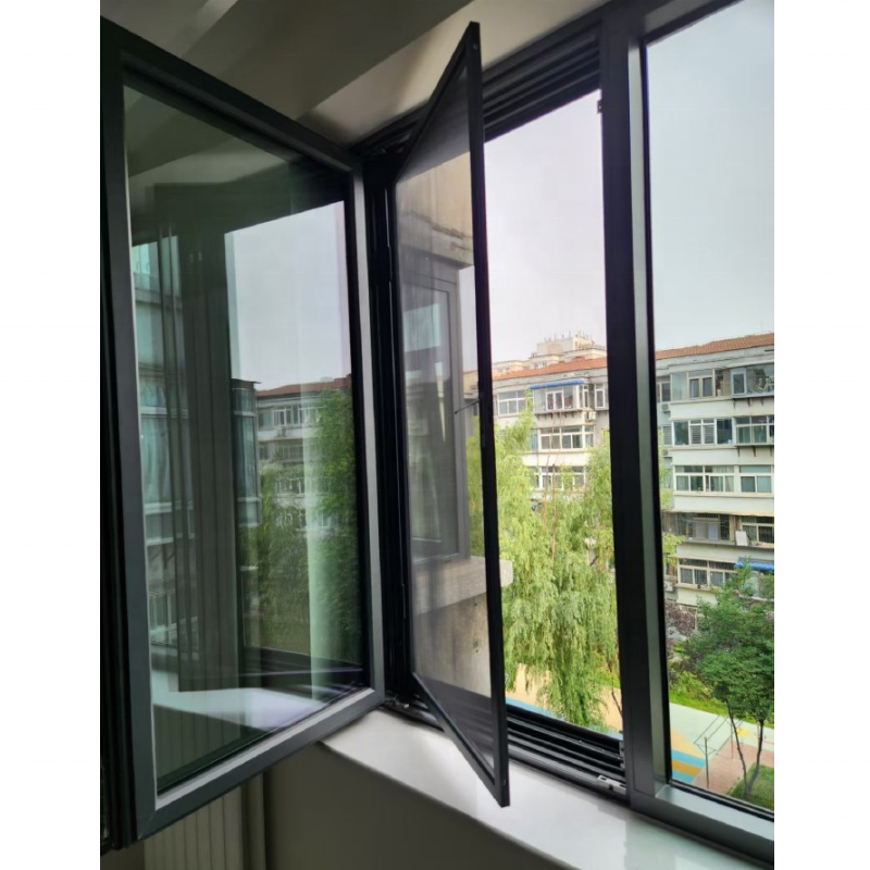 Modern Minimalist Design Stainless Steel Insect-Proof Bedroom Casement Window Screen Pocket Lock Aluminum Security Mesh