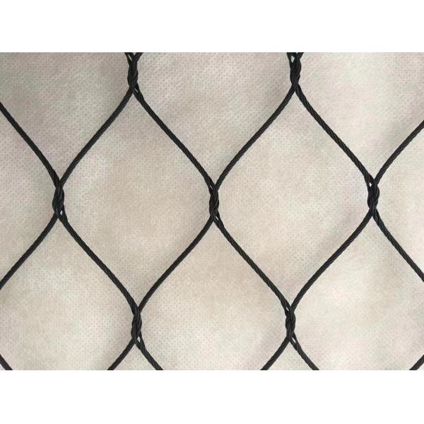 Black Oxide Bird Stainless Steel Rope Mesh 7 X 7