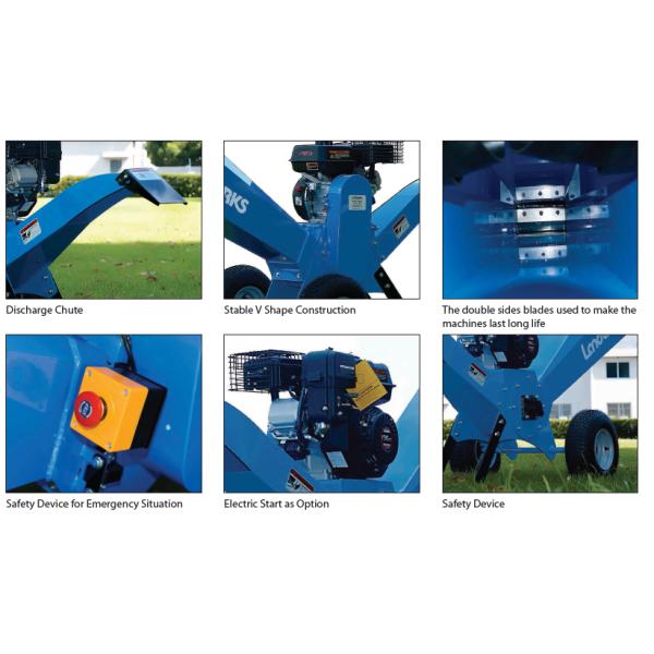 Chipper ротора конструкции в-образности деревянный с 4 дюймами откалывая емкость