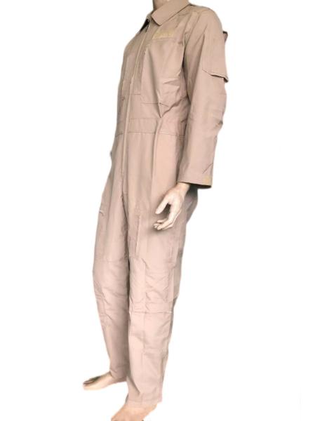 Durable material One Piece Tailored Solutions Khaki Fireman Uniform Fireproof Work Uniform Safety Flame Retardant Suit Military Uniform Clothing For Fire Rescue Laboratory, Fireman Uniform