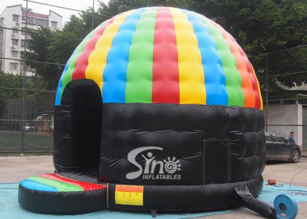 Os adultos das crianças N party o castelo bouncy da abóbada inflável do disco feito do encerado sem chumbo do pvc