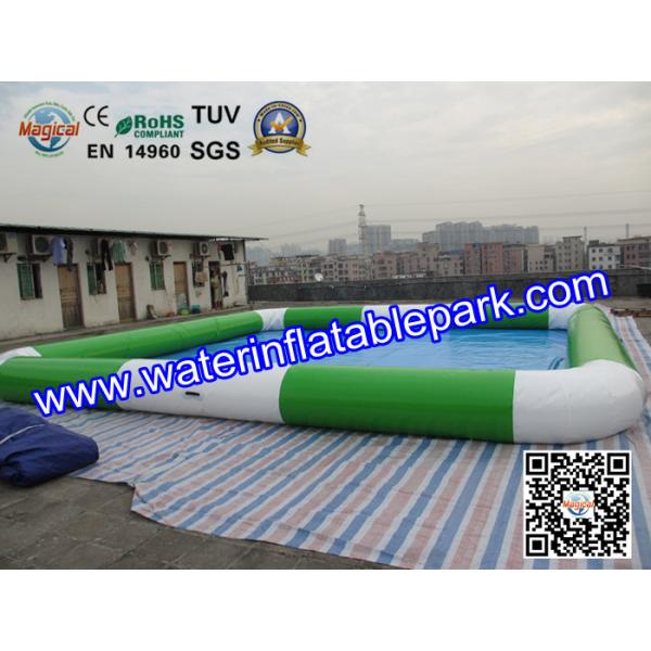 Amusement Park  Square Inflatable Water Pool  Facilities 7m x 7m