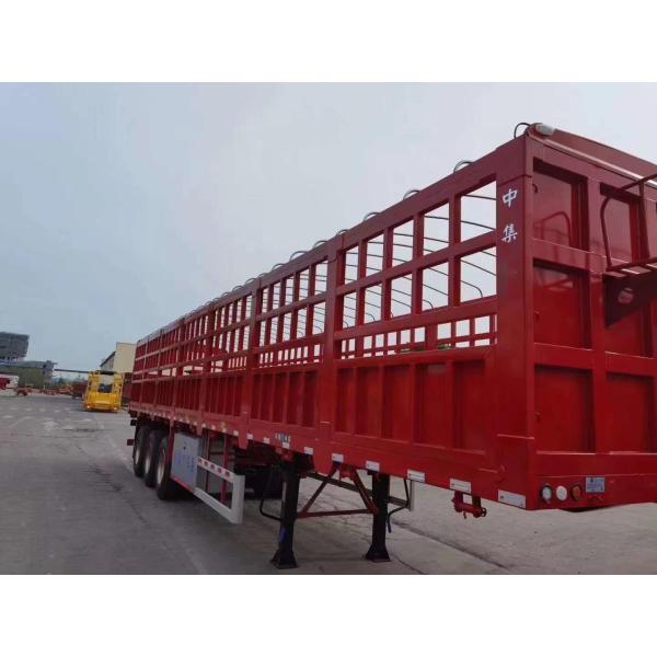 CIMC acier de haute qualité transport de gros 40 t 60 tonnes 4 axes paroi latérale transport de marchandises camion conteneur clôture semi-remorque