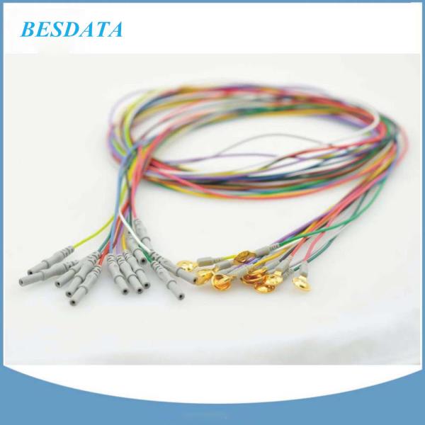 Brain Researcher Used Gold Plated Cup Disposable EEG Cup Electrodes