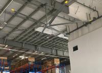 Alumínio 1.5kw motor grande remota ventiladores de teto gigante 380AC para armazém