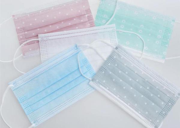 14.5*9.5cm Kids Cough Mask Adjustable Ear Strap Design Good Air Permeability