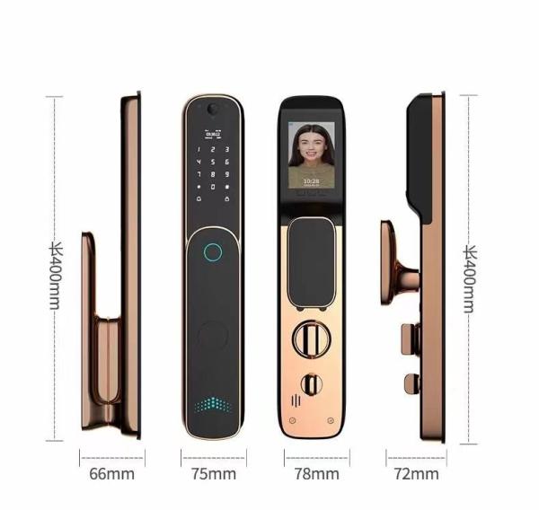 OEM Smart Camera Door Lock Unique Stylish Electronic Fingerprint