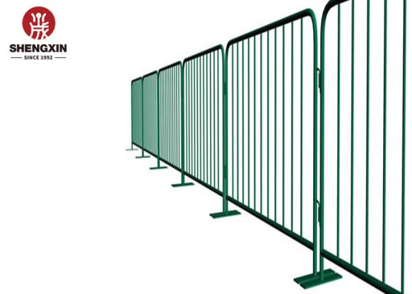 Zinc Coated 2.4x1.5m Crowd Control Barrier For Secure Construction Sites