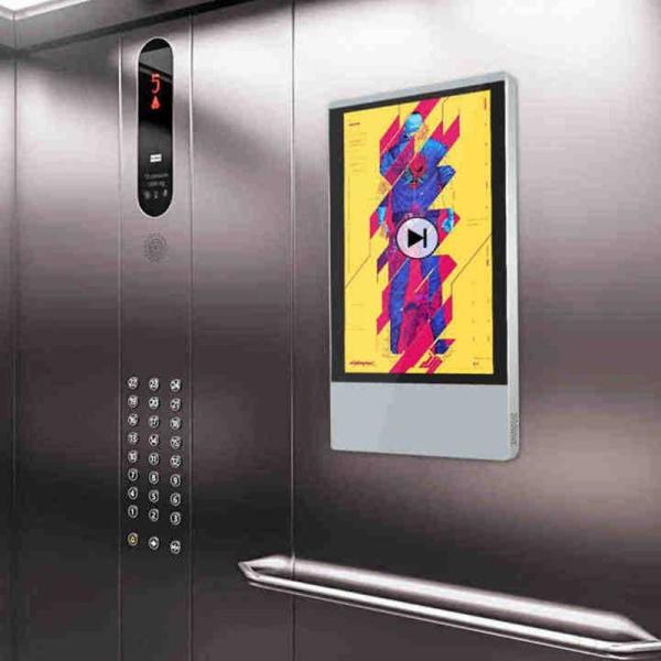 65 Inch Wall Mounted Digital Signage with 3840x2160 Resolution and Customizable Color for Advertising Display