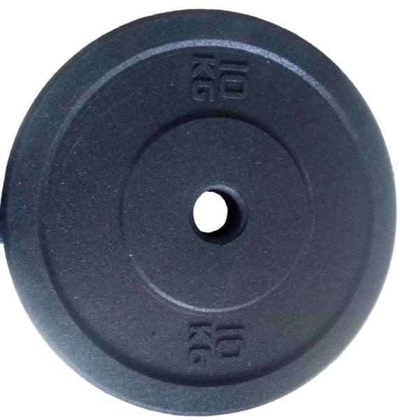 51mm Gym Rubber Plate Black Gym Bumper Plates 10kg For Training