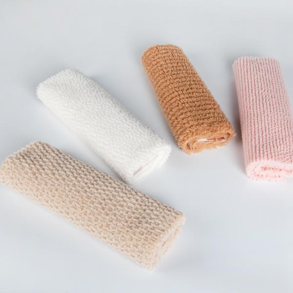 Plain Style Double Faced Sherpa Fleece Fabric for Garments and Blankets 58/60