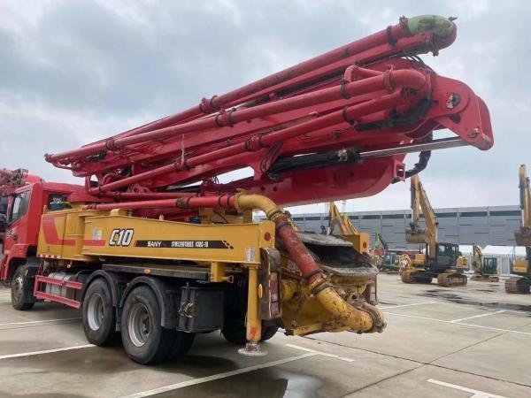 Shacman 43m second hand Used Truck Concrete Pump SYM5290THBES 430C-10 29000kg