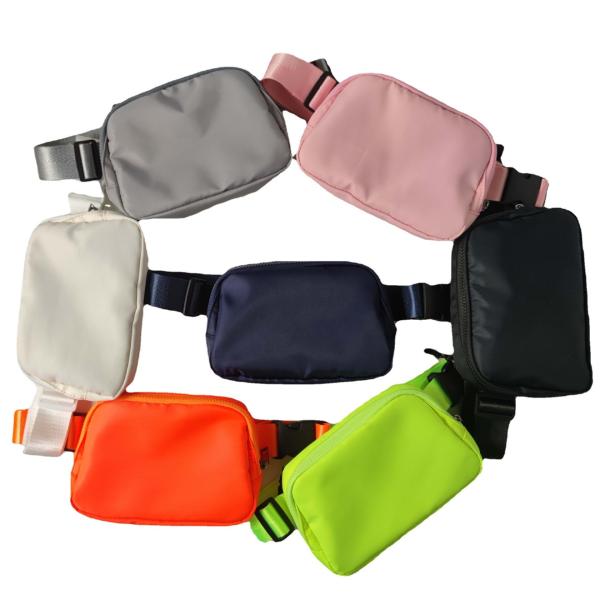 2024 Nylon Women Belt Cross Body Waist Bag for Dog Bum Bag and Sports Workout