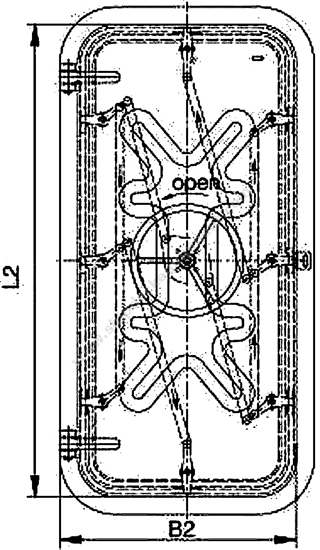 Quick-Acting Steel Watertight Door with Dual-Side Handwheel | Marine Bulkhead Hinged Door