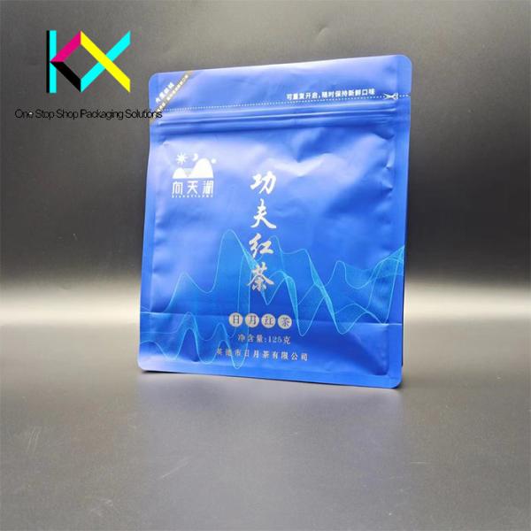 Digital Printing High Barrier Tea Packaging Pouch Customized Tea Stand Up Pouches