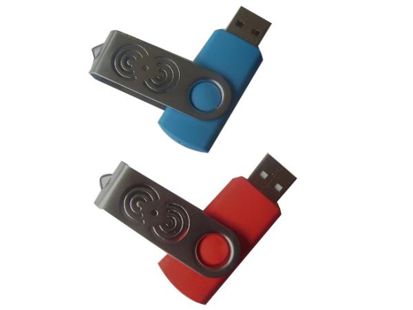 Eslabón giratorio 1GB, 2GB, 4GB, 8GB, memoria USB del metal 16GB compatible con la PC AT-027