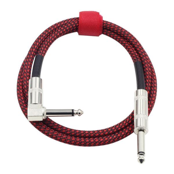 Cable audio d'instrument électrique de 10 pieds 3m Jack à Jack Connecteur personnalisé 6,35 mm Option