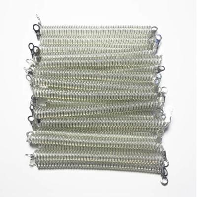 Plastic 1.5M Steel Spring Spiral Coil Lanyard 2.3MM With Eyelet Terminal