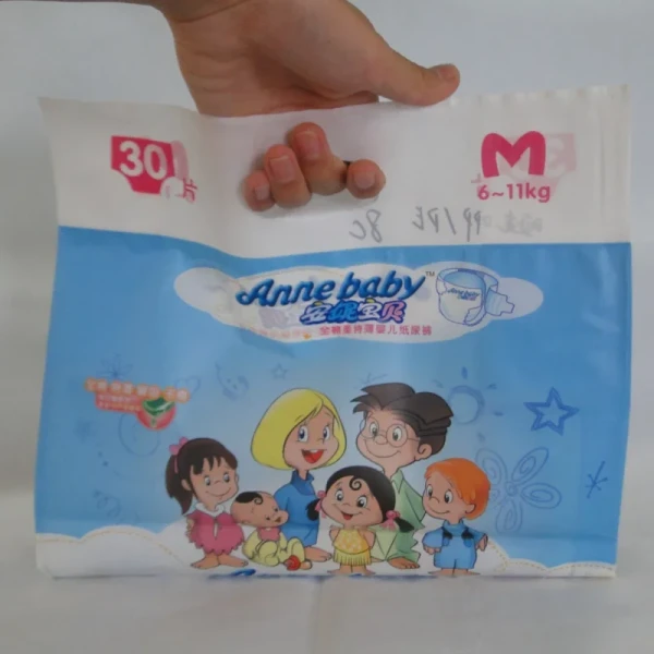 Special New Products Heat Seal Baby Diaper Plastic Packaging Bag Tissue Bag