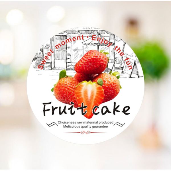 Vegetable Fruit Die Cut Kiss Cut Stickers Roll Pineapple Grape Pear Blueberry