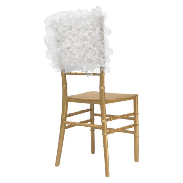 Chaise de banquet en métal empilable pour mariages et événements