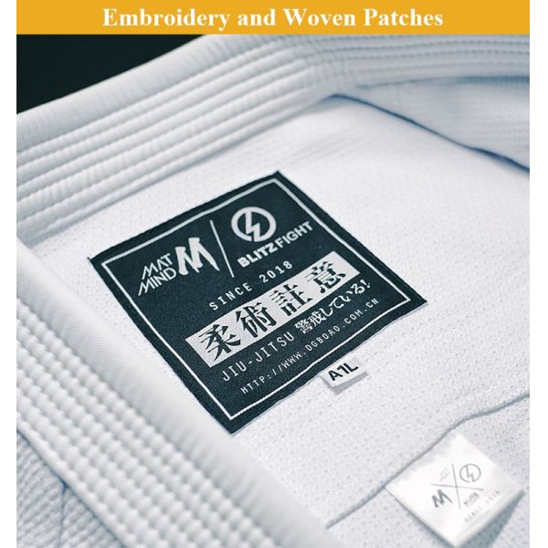 Kimono de judo noir en bambou, 100% coton, vêtements de judo, service OEM