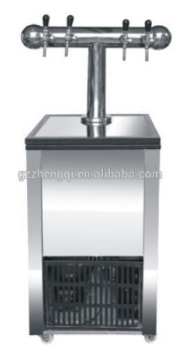 Beer Filling SS Kitchen Equipment , 4 head Beer Bottle Filler Machine