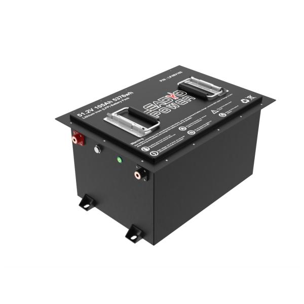 51.2V 105Ah Golf Carts LiFePO4 Батарея интегрированная BMS 48v Lifepo4 Батарея Golf Carts