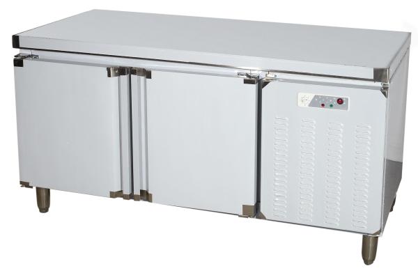 300W Under Counter Work Table Chiller / 1.5m Workbench Fridge For Bakely And Hotel