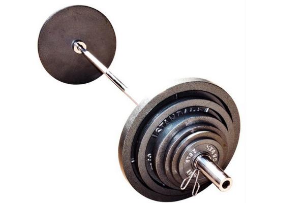 2.5lbs-45lbs Competition Weightlifting Bumper Plate Black Cast Iron Barbell Dumbbell