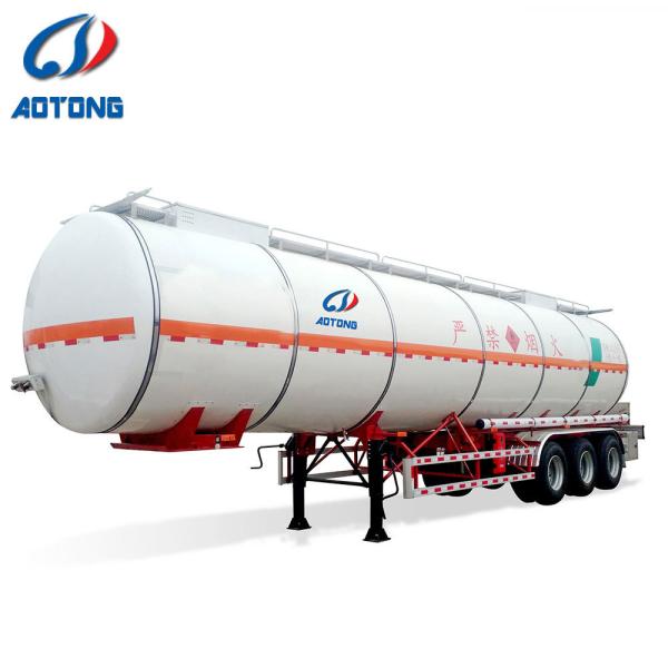 Reboque Juyuan Aço 3 eixos Anidrido Amônia Gás Gás LPG Tanker Semi-reboque