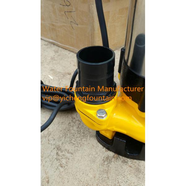 Single Phase Sewage Submersible Pond Pump With Floating Ball 0.18 - 1.1KW