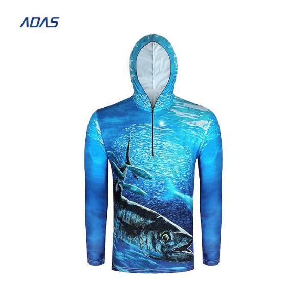 Rash Guard Anti UV Lightweight Fishing Hoodies Jersey UPF50 Quick Dry Sun Protection