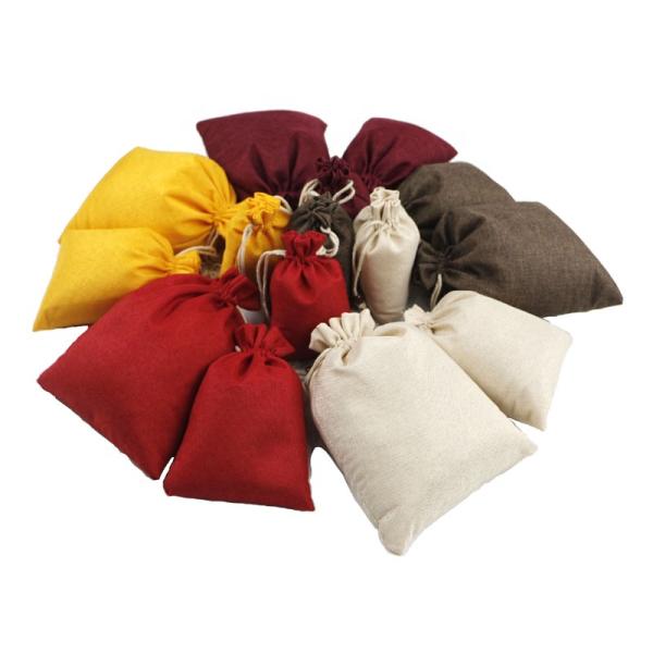 Хозяйственная сумка мешковины льна изготовленного на заказ хлопка покупок логотипа Линен