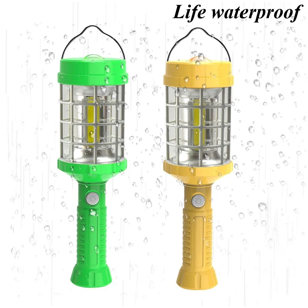 Handheld магнитный свет работы УДАРА СИД с верхней светлой пластмассой 7.5x7.5x25.5cm ABS