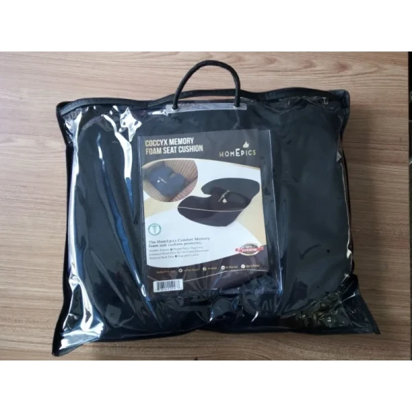 Velvet Fabric Orthopedic Memory Foam Back Seat Cushion for Wheel Chair Car Seat Massage Yoga