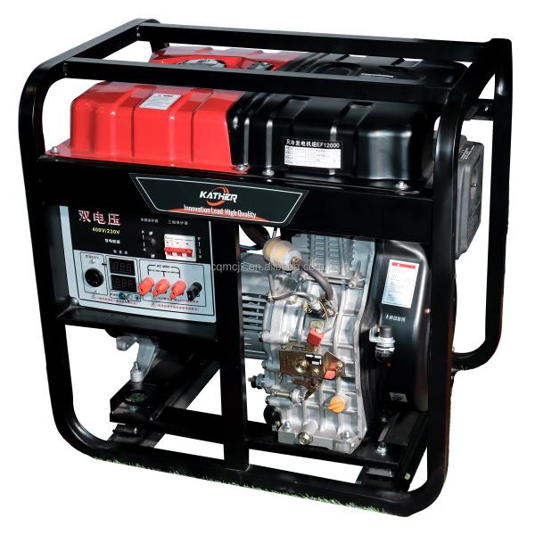 8.5kVA Dual Voltage Open Frame Generator 230V/400V for Building and Medical Emergency