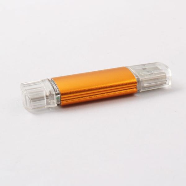 Логотип лазера привода USB металла 256GB OTG внезапный для андроида Iphone