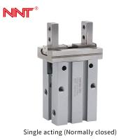 Doigt compact de pince d'air de double cylindre pneumatique parallèle temporaire
